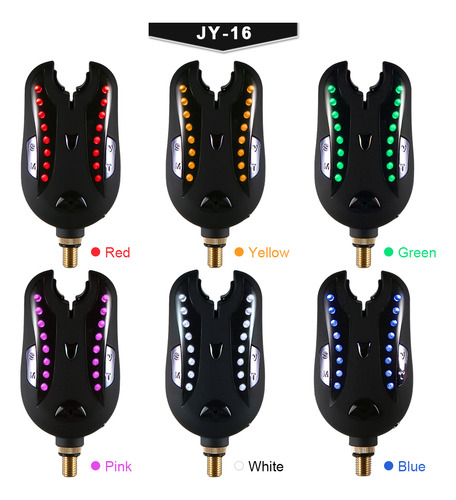 Detector Led Pink Fishing Alarm Bite Sound Alert Kit