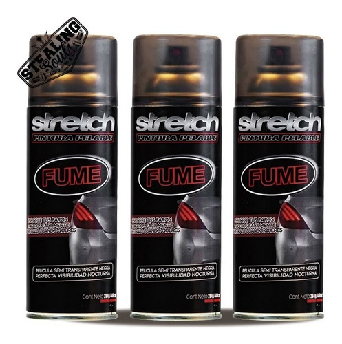 Stretch | Fume Optica Negro Translucido Mate X3 | Lacas