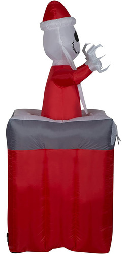 Gemmy Animado Navideño Airblown Inflable Jack Skellington En