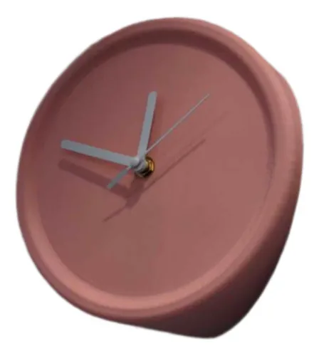 Dentro Del Reloj De Pared De Decoración De Pared Rosa