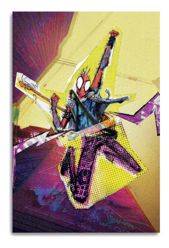 Cuadro Spiderman Across The Spiderverse Spider-punk 60x40 Cm