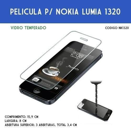 Pelicula Vidro Temperado Anti Shock Blindad Nokia Lumia 1320
