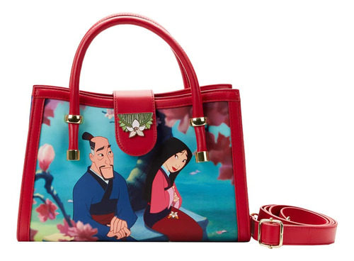 Bandolera Loungefly Disney Mulan Princess Scene