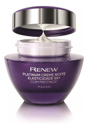 Avon Renew Platinum Noite 55+ Creme Anti Idade 50g