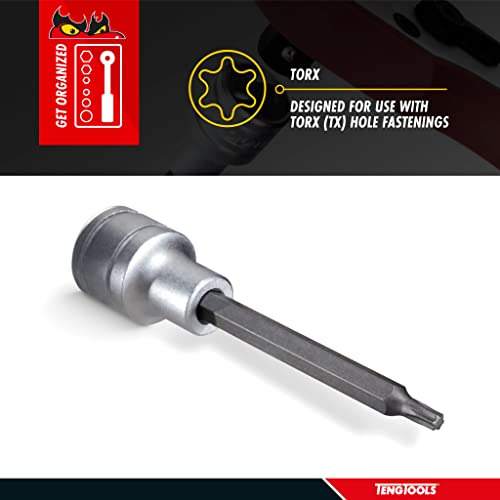 Socket Torx Tx 1/2 Pulgada 3.9 Pulgadas Extralarga Cromo Van