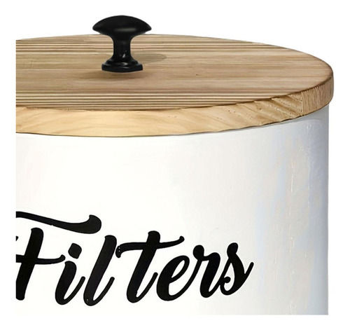 Soporte Para Filtro De Café De Granja, De Cocina Con Tapa
