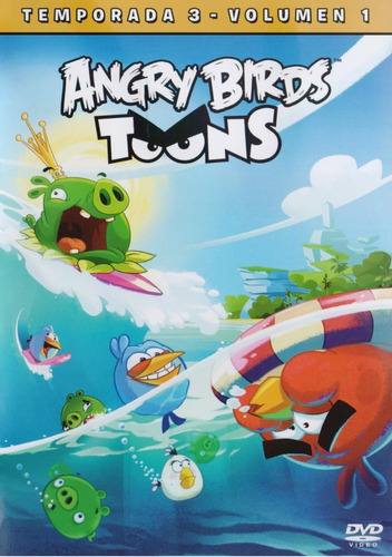 Angry Birds Toons Temporada 3 Tres Volumen 1 Uno Serie Dvd