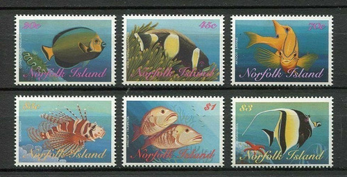 Fauna - Peces - Isla Norfolk - Serie Mint