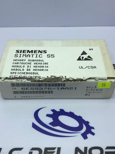Siemens Simatic S5 6es5376-1aa21 Modulo De Memoria 32kb 8