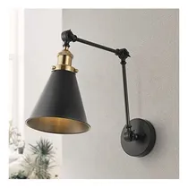 Comprar Lámparas De Pared De Metal Con Brazo Ajustable Industrial