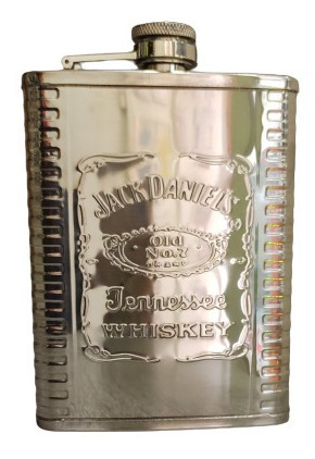Petaca, Whisky De Acero Inoxidable Jack Daniels 250ml, 8oz