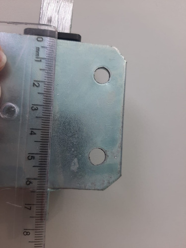 Fechadura Para Capota De Fibra Duas Portas + Uma Lingueta