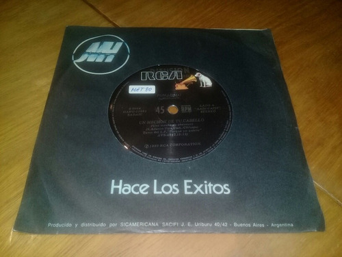 Pomada Un Mechon De Cabello/ Mi Gran  Vinilo Simple Promo 