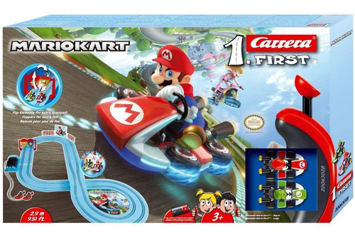 Imagem 1 de 8 de Autorama Pista Eletrica Mario Kart Nintendo 2,9 M California