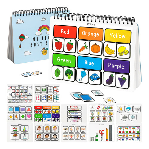 Libro Montessori Sensorial Aprendizaje Métrico Para Niños