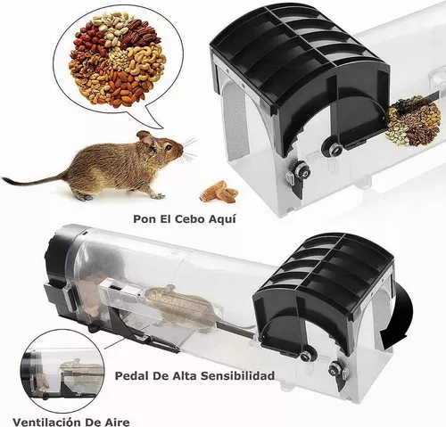 Trampas Para Ratas Ratones Efectivas Automática 3pcs