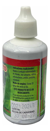 Extracto Natural De Rábano Negro 60 Ml En Gotas