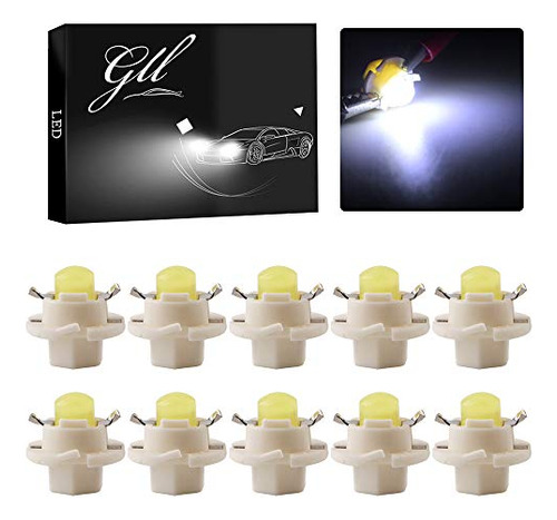 Grandview Car B8.4d Cob 1smd Lámparas Led Blancas Indicador