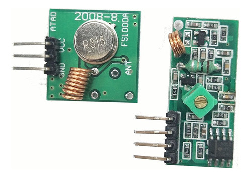 Hiletgo 315mhz Rf Transmisor Y Receptor Modulo De Enlace Kit