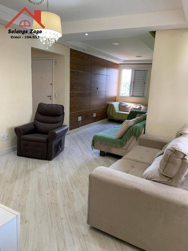 Imagem 2 de 15 de Lindo Apartamento Em Condominio Fechado Com 3 Dorms E 97m² - 2228