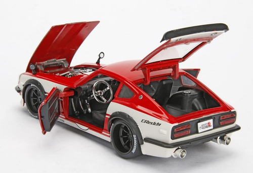 Datsun 240z 1972 Import Racer Jdm Tunner Jada 1/24 (Reacondicionado)