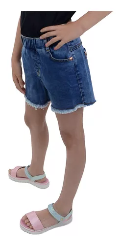Shorts Infantil Menina Brandili Jeans - 25