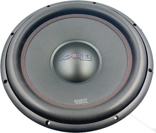 Subwoofer Jc Power Rsx-15d4 15 Pulgadas 2000w Doble Bobina Color Negro