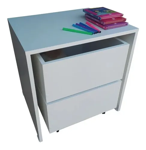 comprar Mesa Infantil Com Baú Com Rodízios Criado Mudo