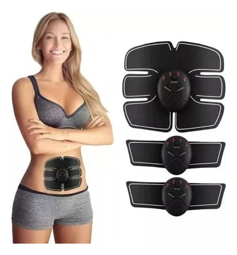 Electro Estimulador Parches Abdomen Brazos Y Piernas 3 En 1