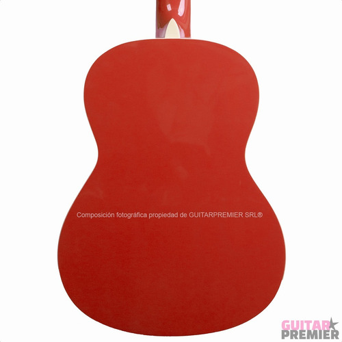 Imagen 7 de 9 de Guitarra Electrocriolla Mediana Bamboo 3/4 + Funda Acolchada
