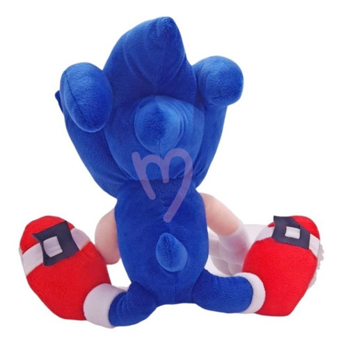 Imagen 3 de 5 de Peluche Sonic Azul Puntas The Hedgehog 35cm