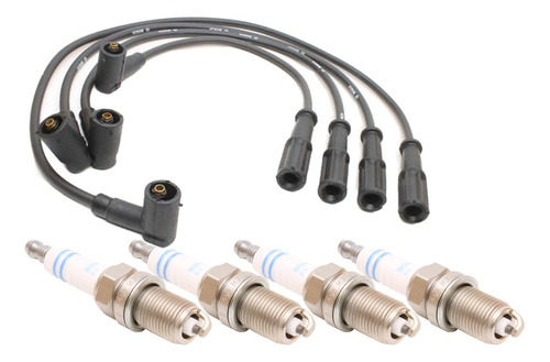 Kit Bosch Cables + Bujias Fiat Palio Siena Uno Punto Strada