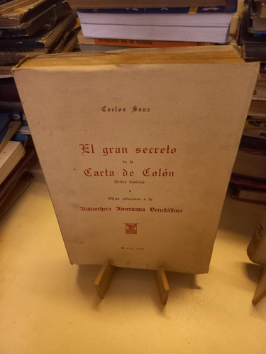 El Gran Secreto De La Carta De Colón - Carlos Sanz