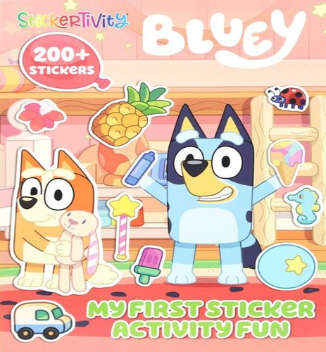 Bluey Stickertivity My First Sticker Act, De Studio Fun. Editorial Printers Row En Inglés, 2024