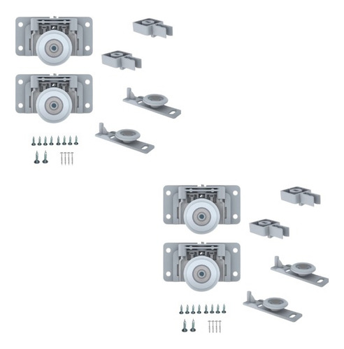 Kit 02 Sistemas Para Porta Correr Al 53 Ga 01 Alternativa