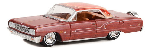 1964 Chevrolet Impala Lowrider Rojo 1:64 Greenlight