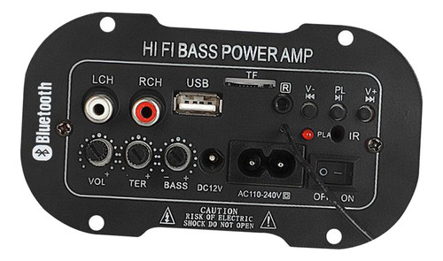 5 Pulgadas 220v Bluetooth 2,1 Amplificador De Potencia Audio