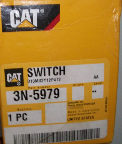 Interruptor De Encendido Caterpillar 3n5979 Switch