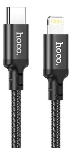 Cable Super Carga 60w Pd Hoco Para Color Negro