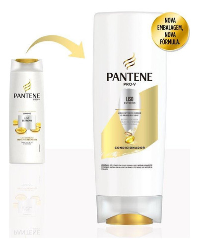 Condicionador Pantene Liso Extremo 400ml