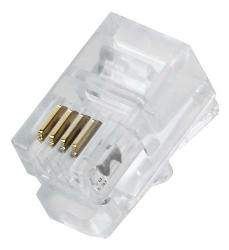 Conector Tlf. 4 Pines 4c Rj-9 Paq. 100pcs