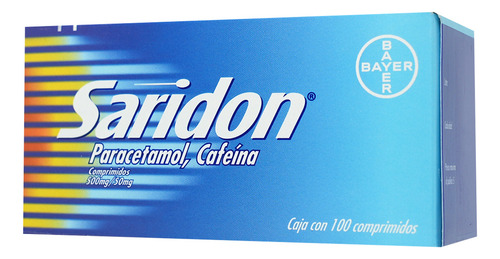 Saridon 500/50 Mg C/100 Comprimidos - Bayer de méxico, s.a. de c.v.