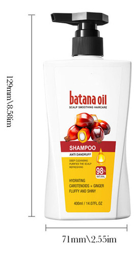 Shampoo Anticaspa Para Controle De Óleo 400ml Shampoo Hidrat