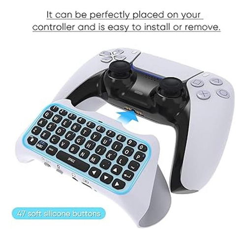 Teclado De Control Inalámbrico Para Ps5 Bluetooth 3.0