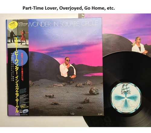 Stevie Wonder In Square Circle 1985 Part Time Lover, Overjoy (Usado)