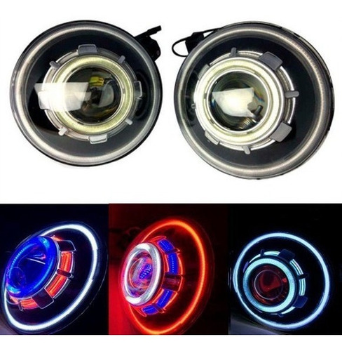 Faros Principales Led Jeep Wrangler Jk Starry Sky Rgb Par