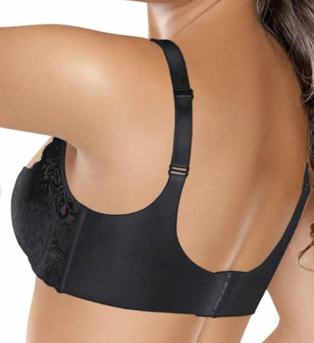Brasierplaytex - Bra De Encaje Con Tecnología Side Smoothing Negro 36c (Usado)