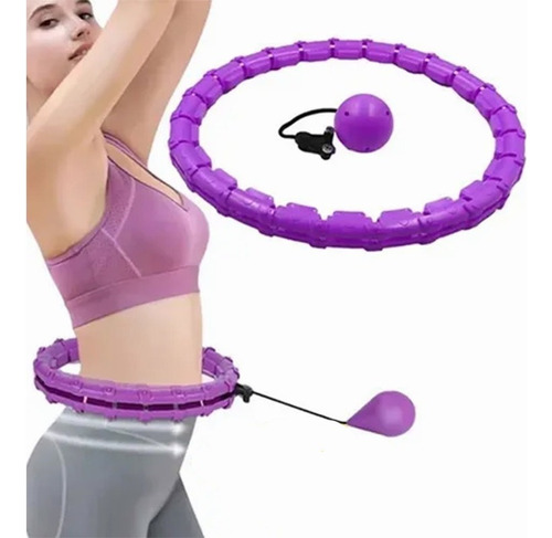 Hula Hoop Inteligente Ajustable De 24 Secciones Para Vientre