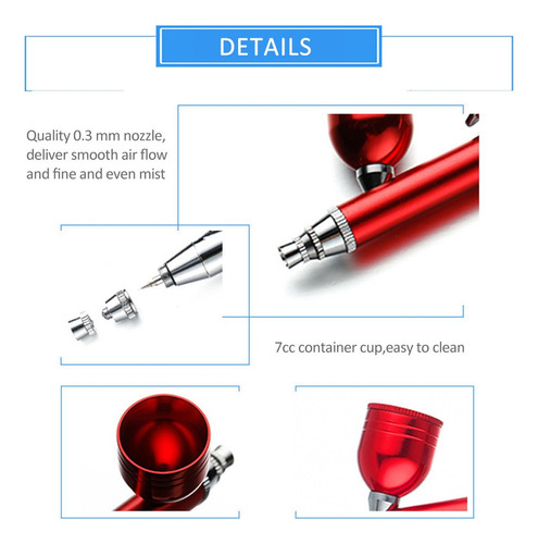 Kkmoon - Aerógrafo Portátil Recargable Usb