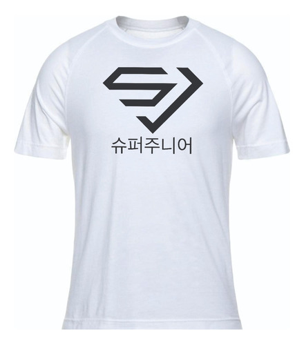 Camisetas Grupo Musical Super Junior Logo Niños Y Adultos Jk